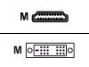 AESP - Video cable - single link - 19 pin HDMI (M) - DVI-D (M) - 5 m