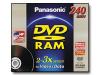 Panasonic LM AE240LE - DVD-RAM - 9.4 GB 3x - storage media