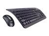 BenQ x530 - Keyboard - wireless - RF - mouse - USB / PS/2 wireless receiver - black