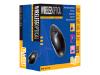 Sweex Wireless Optical Scroll Mouse RF101 - Mouse - optical - 3 button(s) - wireless - PS/2 wireless receiver - black - retail