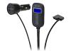 Belkin TuneCast Auto for iPod - Digital player FM transmitter / charger for car - black