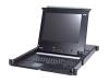 ATEN Master View max Slideaway CL-1200 - KVM console - rack-mountable - 1U