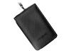 Creative Zen Vision M Leather Case - Pouch for digital player - leather - black