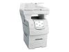 Lexmark X646dte MFP - Multifunction ( fax / copier / printer / scanner ) - B/W - laser - copying (up to): 48 ppm - printing (up to): 48 ppm - 1100 sheets - 33.6 Kbps - USB, 10/100 Base-TX