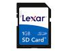 Lexar - Flash memory card - 1 GB - SD Memory Card