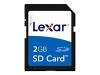 Lexar - Flash memory card - 2 GB - SD Memory Card
