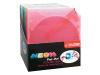 Imation Neon Pop-Out - Storage CD jewel case (pack of 10 )