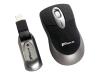 Targus Notebook Wireless Rechargeable Laser Mouse - Mouse - laser - wireless - RF - USB wireless receiver - black, silver