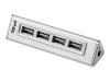 Trust EasyConnect 4 Port USB2 Powered Hub HU-5440 - Hub - 4 ports - Hi-Speed USB external