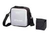 Sony LCM PCY - Soft case camcorder - nylon - black, light cyan
