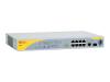 Allied Telesis AT 8000/8POE - Switch - 8 ports - Ethernet, Fast Ethernet - 10Base-T, 100Base-TX + 1x10/100/1000Base-T/SFP (mini-GBIC) - 1U external