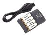 Canon CBK 4-300 - Battery charger 4xAA - included batteries: 4 x AA type NiMH 2500 mAh