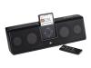 Logitech mm50 Portable Speakers for iPod - Portable speakers with digital player dock for iPod - black