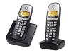 Siemens Gigaset A160 Duo - Cordless phone w/ caller ID - DECT\GAP + 1 additional handset(s)