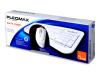 Samsung Pleomax PKC-700W White Combo - Keyboard - PS/2 - mouse - white - UK