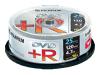 FUJIFILM - 25 x DVD+R - 4.7 GB ( 120min ) 16x - spindle - storage media