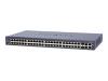 NETGEAR ProSafe FS752TPS Smart Switch - Switch - 48 ports - Ethernet, Fast Ethernet - 10Base-T, 100Base-TX + 2x1000Base-T/SFP (mini-GBIC), 2x1000Base-T - 1U - PoE external - stackable