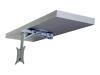 B-TECH BT7525 - Mounting kit ( under the cabinet mount ) for flat panel ( Tilt & Swivel ) - silver - screen size: up to 21