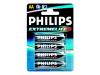 Philips Extremelife - Battery 4 x AA type Alkaline