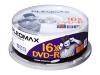 Samsung Pleomax - 25 x DVD-R - 4.7 GB 16x - spindle - storage media