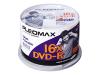Samsung Pleomax - 50 x DVD-R - 4.7 GB 16x - ink jet printable surface - spindle - storage media