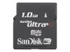 SanDisk Ultra II Mobile - Flash memory card ( SD adapter included ) - 1 GB - miniSD