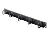 Belkin Single-Sided Cable Manager - Rack cable management panel (horizontal) - black - 1U - 19
