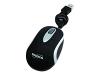 Dicota Stream - Mouse - laser - 3 button(s) - wired - USB - black, silver