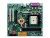 EPoX EP-8GF6100-M - Motherboard - micro ATX - GeForce 6100 - Socket 754 - UDMA133, Serial ATA-300 - Ethernet - video - 6-channel audio