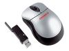 Cherry Travel Mouse M-6300 - Mouse - optical - 5 button(s) - wireless - RF - USB wireless receiver - black, silver