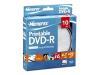 Memorex Printable - 10 x DVD-R - 4.7 GB 16x - ink jet printable surface - spindle - storage media