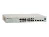 Allied Telesis AT FS750/16 WebSmart Switch - Switch - 16 ports - EN, Fast EN - 10Base-T, 100Base-TX + 2x10/100/1000Base-T/SFP (mini-GBIC)