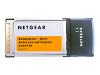 NETGEAR RangeMax Next Wireless Notebook Adapter - Gigabit Edition WN511T - Network adapter - CardBus - 802.11b, 802.11g, 802.11n (draft)