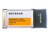 NETGEAR RangeMax Next Wireless Notebook Adapter - Gigabit Edition WN511T - Network adapter - CardBus - 802.11b, 802.11g, 802.11n (draft)