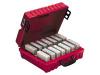 Imation - Carrying case - capacity: 14 tapes - red