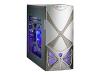 Xion II Mercury - Mid tower - ATX - no power supply - silver mercury - USB/Audio