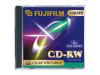 FUJIFILM - 10 x CD-RW - 700 MB ( 80min ) 4x - jewel case - storage media