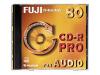 FUJIFILM CD-R Pro for Audio - 10 x CD-R - 700 MB ( 80min ) - jewel case - storage media