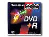 FUJIFILM - 5 x DVD+R - 4.7 GB 16x - jewel case - storage media