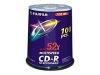FUJIFILM - 100 x CD-R - 700 MB 52x - spindle - storage media