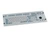 Tipro Industrial K642 - Keyboard - PS/2 - 105 keys - trackball - warm grey - Belgium