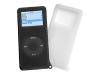 Targus Skins for iPod nano - Protective cover for digital player - silicone - black, white - iPod nano (pack of 2 )