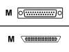 Belkin - Parallel cable - DB-25 (M) - 36 PIN mini-Centronics (M) - 7.5 m ( IEEE-1284 )