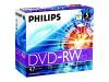 Philips - 5 x DVD-RW - 4.7 GB 2x - jewel case - storage media