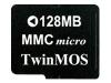 TwinMOS - Flash memory card - 128 MB - MMCmicro