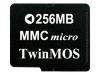 TwinMOS - Flash memory card - 256 MB - MMCmicro