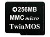 TwinMOS - Flash memory card - 256 MB - MMCmicro