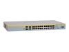Allied Telesis AT 8000S/24 - Switch - 24 ports - EN, Fast EN - 10Base-T, 100Base-TX + 2x10/100/1000Base-T/SFP (mini-GBIC) - 1U   - stackable