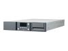 Fujitsu FibreCAT TX24 - Tape library - 4.8 TB / 9.6 TB - slots: 12 - LTO Ultrium ( 400 GB / 800 GB ) x 1 - Ultrium 3 - max drives: 2 - SCSI LVD - rack-mountable - 2U - barcode reader