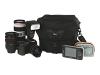 Lowepro Stealth Reporter D200 AW - Shoulder bag camera - ballistic nylon, TXP ripstop - black